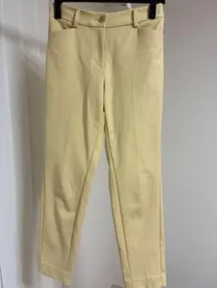 PLST☆プラステ☆コットンブレンドスティックパンツ☆イエロー