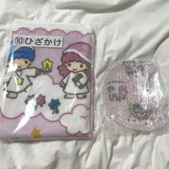 キキララ　リトルツインスターズ　当たりくじ　メラミンプレート　ひざかけ