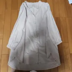 Samansa Mos2 シャツワンピース ベージュ