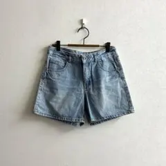 ハニーズ コルザ colza デニムショートパンツ 短パン ブルー 美品【M】のサムネイル