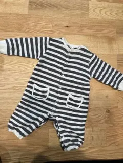 ストライプロンパース 80センチ
