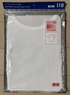 UNIQLO ヒートテック　半袖 110 白