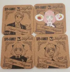 SPY×FAMILY Joyfullコルクコースター 4枚セット