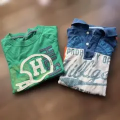 トミーヒルフィガー2点　Tシャツ、ポロシャツセット　110