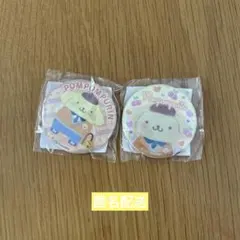 集まれ！サン年リオ組 U24 ガチャ 缶バッジ　ポムポムプリン2点セット