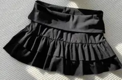 黒 フリル ミニスカートのサムネイル