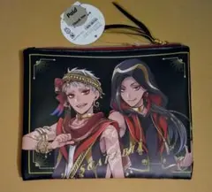 ディズニー ツイステッドワンダーランド フラットポーチ スカラビア ツイステ