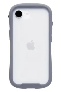iFace グレー iPhone16e用 クリアケース リフレクション