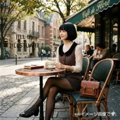 2WAY JILL by JILLSTUART 襟付き千鳥格子ロンパース　Ｓ