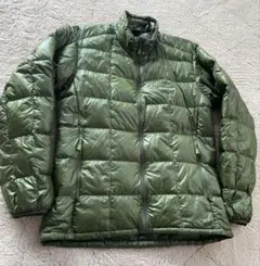 美品☆montbell モンベル スペリオダウンジャケット S グリーン