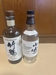 ニッカ 竹鶴 17年 ピュアモルト 空瓶 2本セット - メルカリ