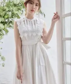 herlipto Grace Cotton-Blend Long Dress