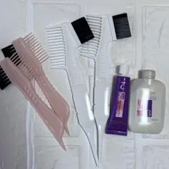 L'Oreal ロレアル　ヘアカラー用コーム 4本　アフター用　ケア用品セットのサムネイル