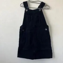 UNIQLO ネイビー ジャンバースカート コーデュロイ