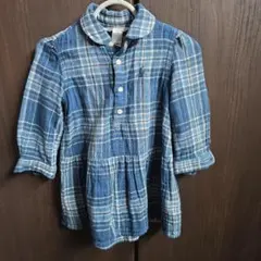 値下げ！Ralph Lauren ラルフローレン　チェック柄ワンピース 12M