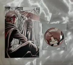 銀魂 吉原大炎上 映画特典 ブロマイド 缶バッジセット 神威 阿伏兎