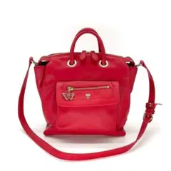 ANNA SUI アナスイ ハンドバッグ 2way ショルダーバッグ レッドのサムネイル