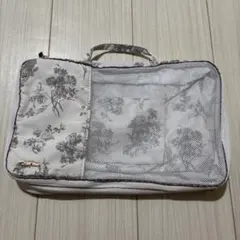 フランフラン クラシックフラワー 圧縮オーガナイザー S ライトピンク