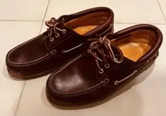 【未使用に近い】Timberland ティンバーランド 3eye 革靴 デッキ