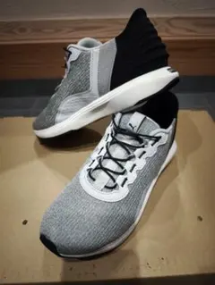PUMA SOFTRIDE スニーカー 24.0cm グレー