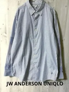 JW ANDERSON UNIQLO 長袖 ストライプシャツ L ウィメンズ
