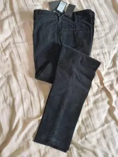 DESIGNWORKS スリムフィット ブラックパンツ 44