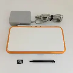 動作品 NEWニンテンドー2DSLL 本体 ホワイト×オレンジ