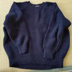 AMERICAN HOLIC ネイビー ニットセーター Lサイズ
