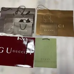 GUCCI ショップ袋 10枚　リボン2本　布袋2枚セット