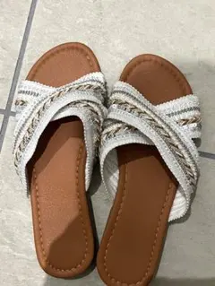 夏用　サマー用サンダル　スリッパ　24.5センチ