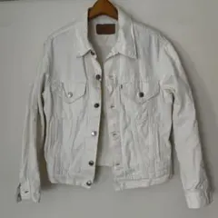80s Levi's USA製 70506 5951 ホワイトデニムジャケット