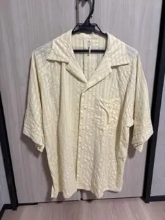 m's braque オープンカラーシャツ 半袖シャツ サイズS 日本製 白