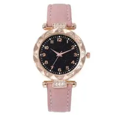 【新品】レディース腕時計　ピンク　ゴールド　キラキラ　ゴージャス　おしゃれ