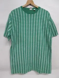 PHENOMENON フェノメノン 総柄 半袖 Tシャツ グリーン Lのサムネイル
