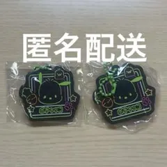 サンリオ　ビビットネオンラバーキーチェーン　ポチャッコ