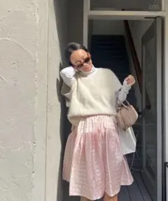 ロージーモンスター　サテン　スカート