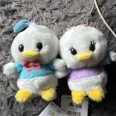 新品　うるぽちゃちゃん　マスコット　ぬいぐるみ　ドナルドダック　デイジー