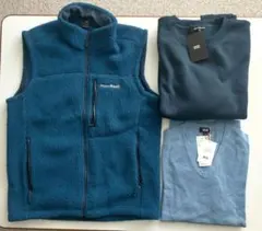 メンズ冬物3点セットL/LL　ベスト・トレーナー・Vネックセーター