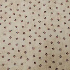 USA★デビーマム★ベージュ地に小さな星条旗柄(2Fp389)現品限り
