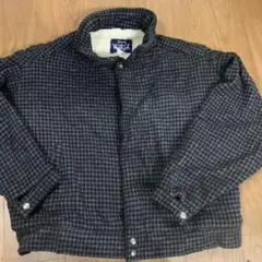 値下げ　ビンテージWoolrich 千鳥柄ジャケット Lサイズ　ボア