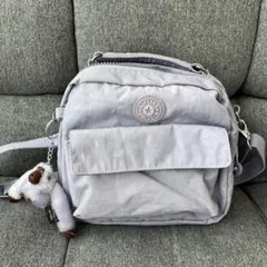 KIPLING パープル 2way バッグ　リューク　美品