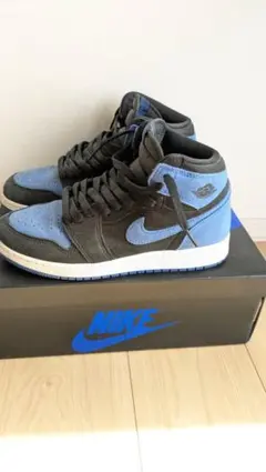 NIKE Air Jordan 1 ブラック/ブルー