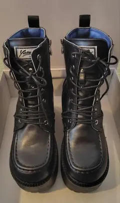 YOSUKE ヨースケ 厚底レースアップショート ブーツ LL 24.5cm