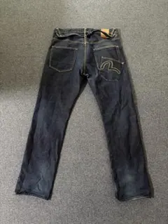 EVISU wide straight denim pants y2k | Mercari