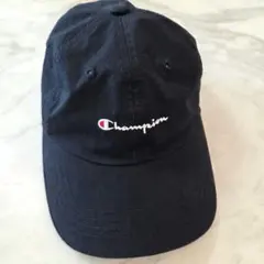 Champion 黒 キャップ　帽子　チャンピオン
