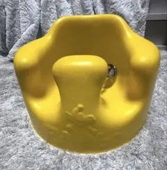 美品！Bumbo　イエローベビーチェア 滑り止め付き