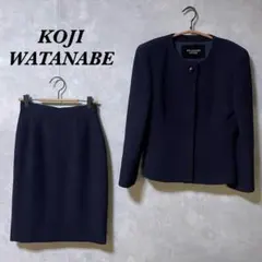 極美品✨コージワタナベスティル セットアップ セレモニー ネイビー 2689