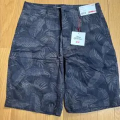 UNIQLO Reyn Spooner ネイビー葉柄ショートパンツ S