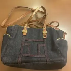 Tommy デニム素材 2WAY ハンドバッグのサムネイル
