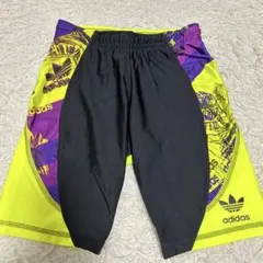 adidas アディダス ハーフパンツ ショートパンツ派手イエローのサムネイル